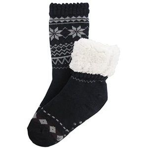 Adult Winter-Weight Thermal Fleece-Lined Crew Sock